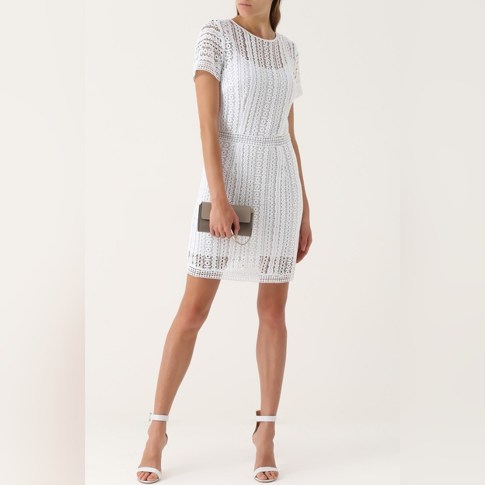 Michael Kors White Lace Crochet Dress